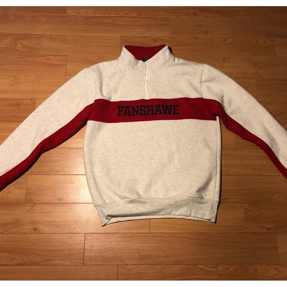 Fleece top with 1/4 zip